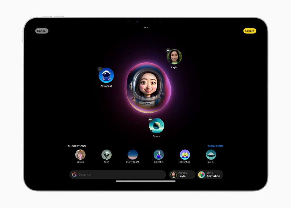 Иллюстрация к разделу «Что именно отправляется OpenAI» с сайта Apple